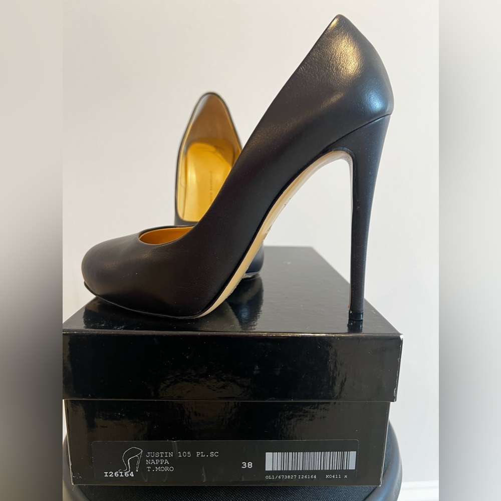 Giuseppe Zanotti authentic dark brown stilettos!Original box included.